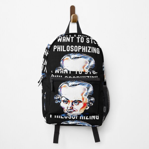 Item preview, Funny Nerdy I Want to Stop Philosophizing But I Kant Philosopher White Text designed and sold by MathWare MathClips.