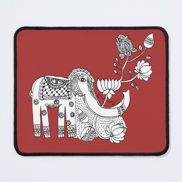 Item preview, Elephant Madhubani Design designed and sold by umasharda.