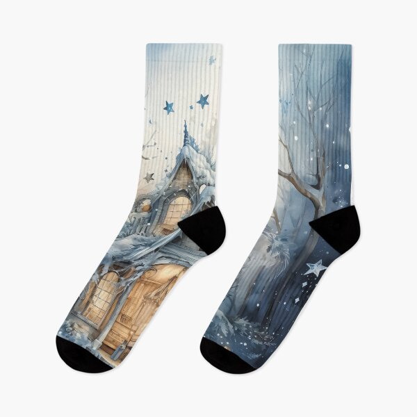 Item preview, Winter landscape. Winter night. designed and sold by MagelliShop.