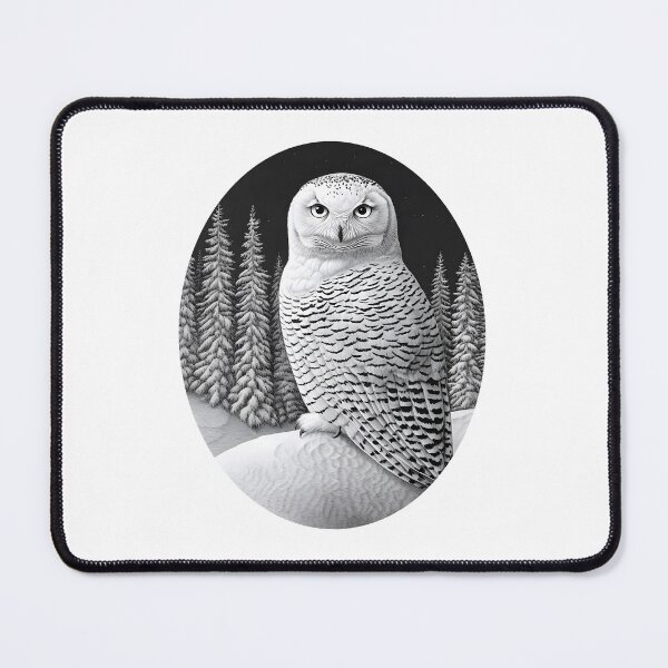 Item preview, Snowy Owl In The Winter Forest designed and sold by AlchemyColor.