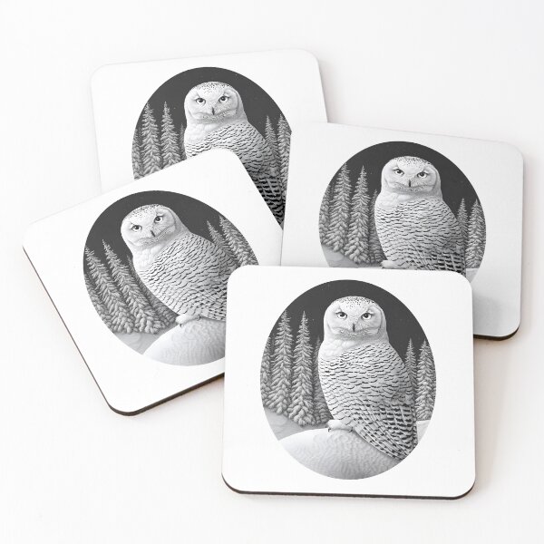 Item preview, Snowy Owl In The Winter Forest designed and sold by AlchemyColor.
