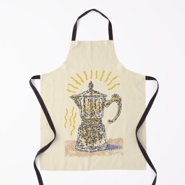 Item preview, Moka Pot Coffee Art – Pointillism Style Brew designed and sold by Mystikos Art.