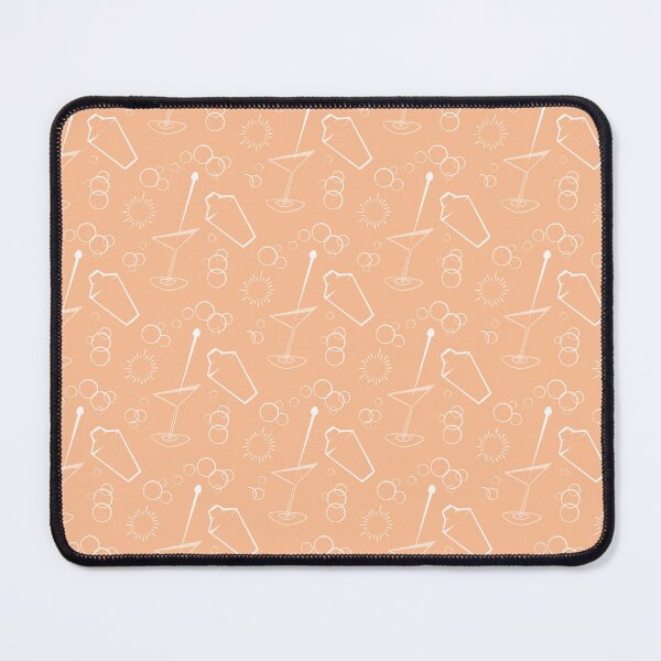 Item preview, Retro Mid Century Modern Peach Atomic Starburst Cocktails designed and sold by RetroMaggie.
