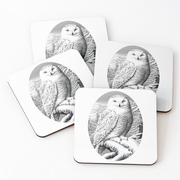 Item preview, Snowy Owl In The Winter Forest designed and sold by AlchemyColor.