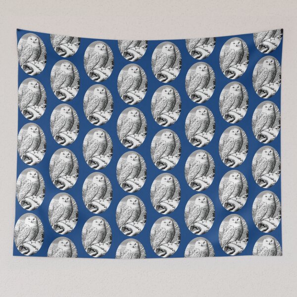 Item preview, Snowy Owl In The Winter Forest designed and sold by AlchemyColor.