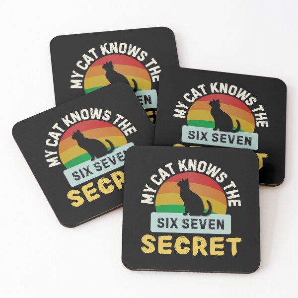 Item preview, My Cat Knows The 67 Secret Funny Six Seven Meme designed and sold by PerfectMatch.