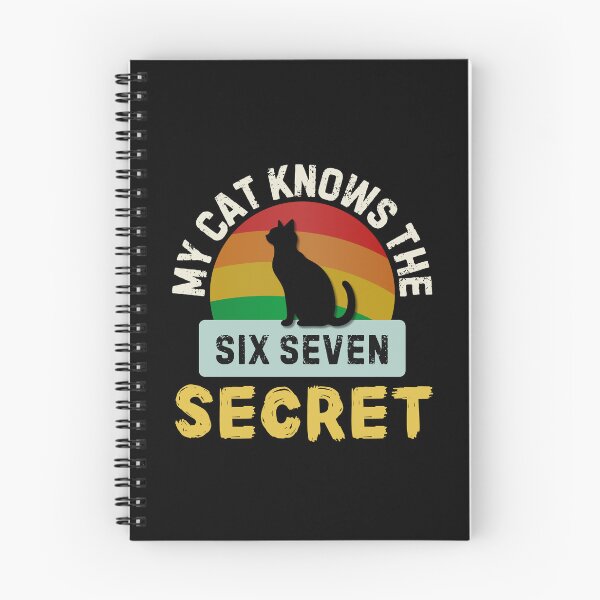 Item preview, My Cat Knows The 67 Secret Funny Six Seven Meme designed and sold by PerfectMatch.