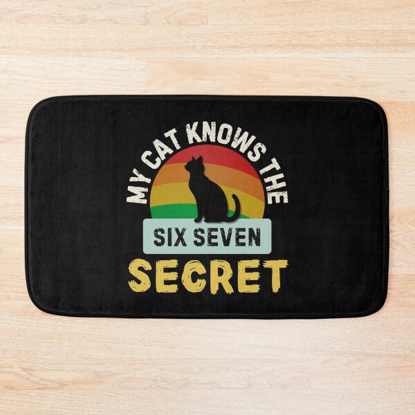 Item preview, My Cat Knows The 67 Secret Funny Six Seven Meme designed and sold by PerfectMatch.