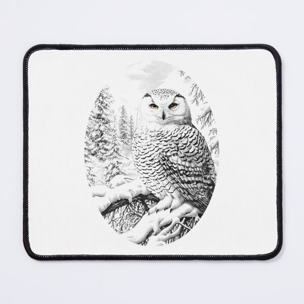 Item preview, Snowy Owl In The Winter Forest designed and sold by AlchemyColor.