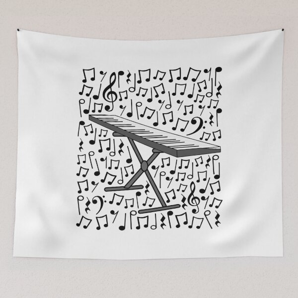 Item preview, Keyboard Musical Notes Pianist Keyboardist Music Teacher Musician designed and sold by doodlerob.