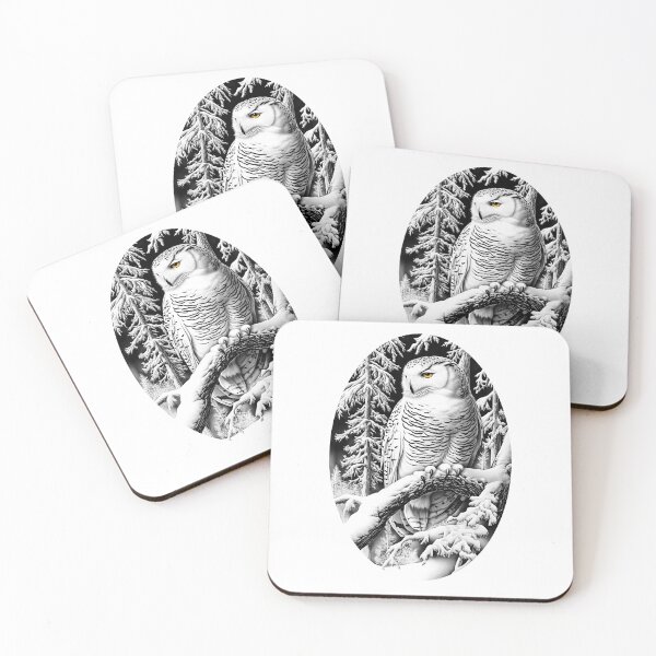 Item preview, Snowy Owl In The Winter Forest designed and sold by AlchemyColor.