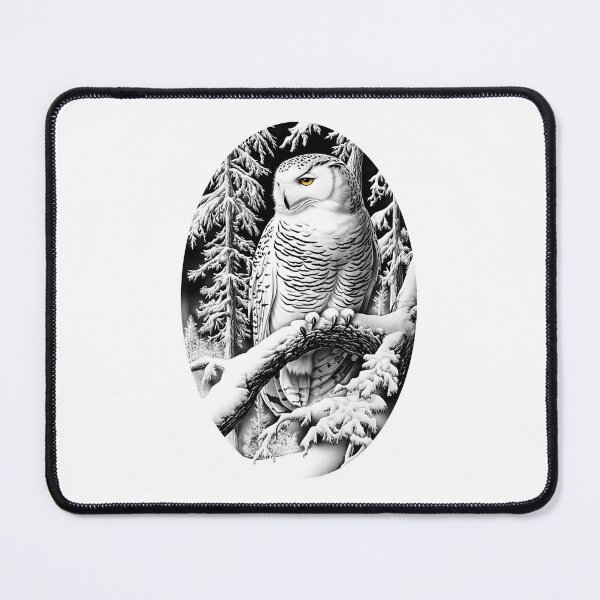 Item preview, Snowy Owl In The Winter Forest designed and sold by AlchemyColor.