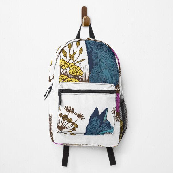 Item preview, Cottagecore Fox, Woodland Animals, Wildflower Meadow, Botanical Forestcore designed and sold by DesignDenDo ⭐⭐⭐⭐⭐.