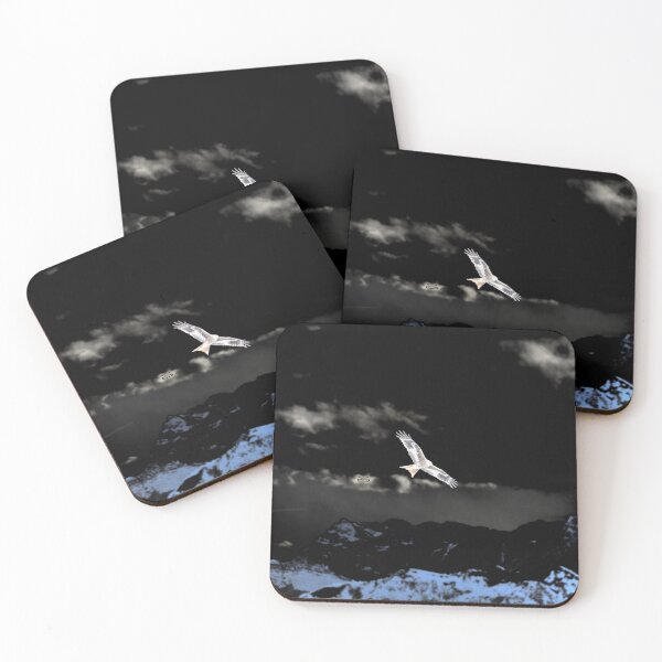 Item preview, Eagle in the air – negative film style full of mysticism / Swiss Artwork Photography designed and sold by Raphael Wolf.