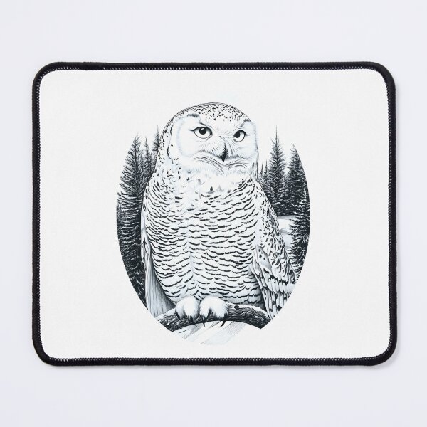 Item preview, Snowy Owl In The Winter Forest designed and sold by AlchemyColor.
