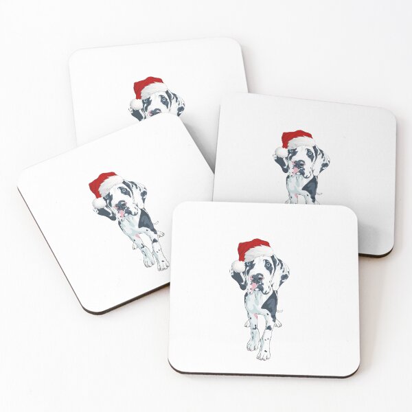 Item preview, Dalmatian in Santa Hat designed and sold by dainea.