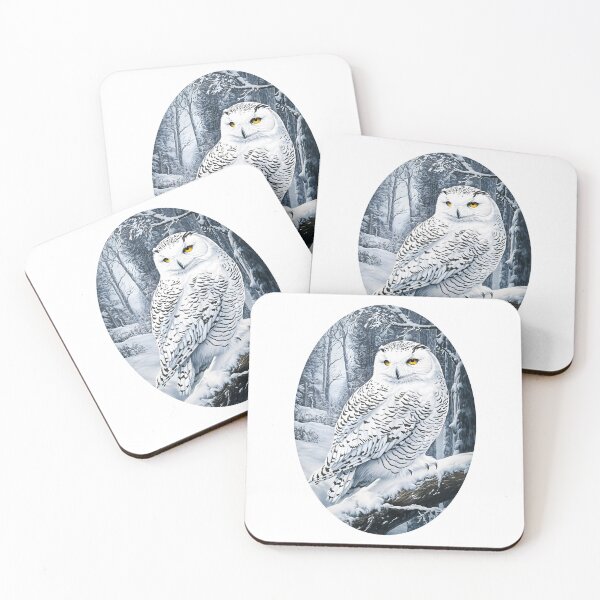 Item preview, Snowy Owl In The Winter Forest designed and sold by AlchemyColor.