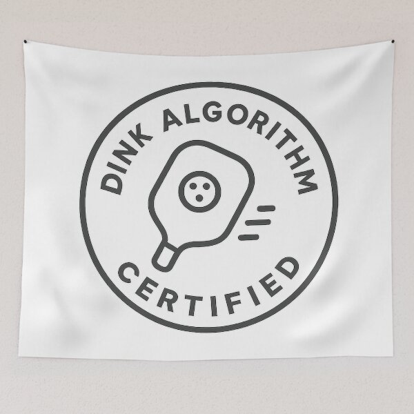 Item preview, Dink Algorithm Certified – Minimal Pickleball Tech Meme designed and sold by techy-rrr.