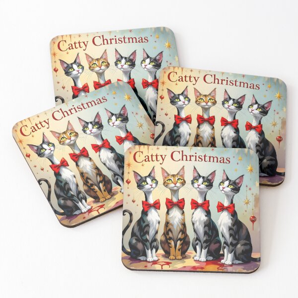 Item preview, Cat,s Christmas, Catty Christmas,Merry Christmas designed and sold by Magixa.