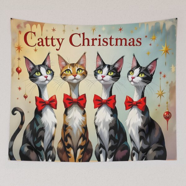 Item preview, Cat,s Christmas, Catty Christmas,Merry Christmas designed and sold by Magixa.