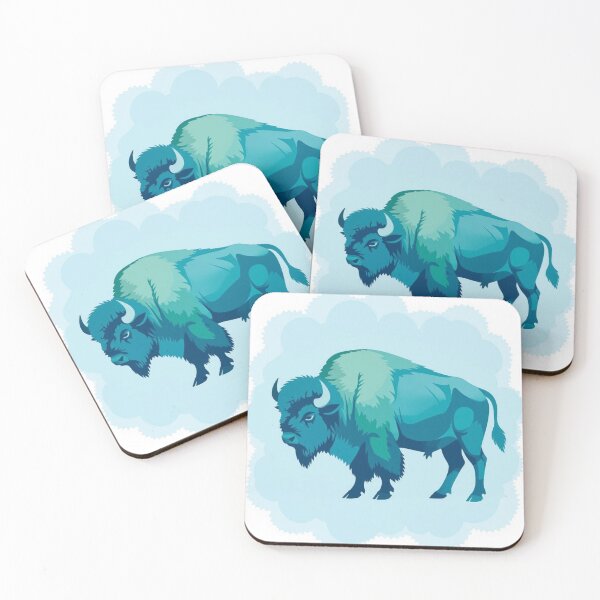 Item preview, Blue Bison  designed and sold by Gabriela McDaniel.