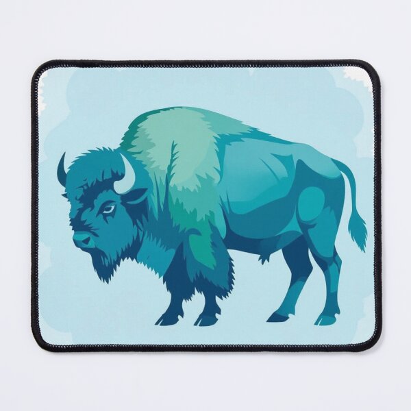 Item preview, Blue Bison  designed and sold by Gabriela McDaniel.