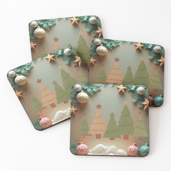 Item preview, Charming graphics for Christmas cards. designed and sold by Knock on my door.