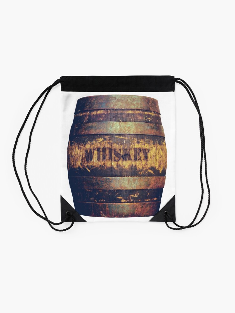 Alternate view of Rustic American Whiskey Barrel Drawstring Bag