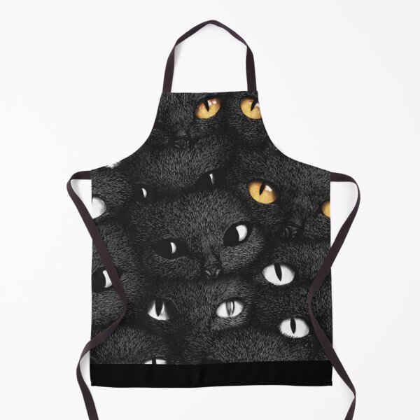 Item preview, Big black cats eyes pattern designed and sold by SmileshareShop.