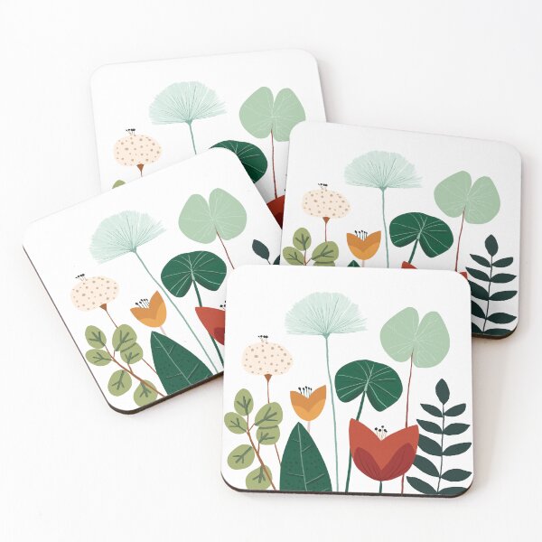 Artikelvorschau, Moderne handgezeichnete Illustration eines botanischen Gartens entworfen und verkauft von monliproject.