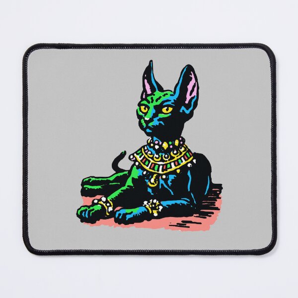 Item preview, Bastet Egyptian Royal Cat God – Mystical Feline Pop Art designed and sold by Mystikos Art.