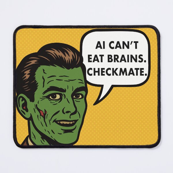 Item preview, AI Tech PopCulture Zombie designed and sold by ChunkByChunk.