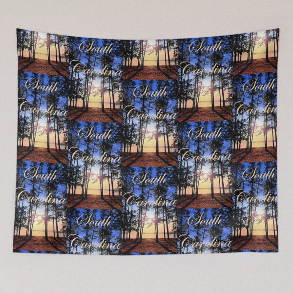 Item preview, South Carolina USA - State souvenir design- vibrant sunset over lake designed and sold by ABG Inspirational Art.