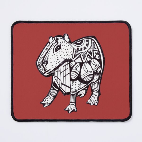 Item preview, Capybara Madhubani Design designed and sold by umasharda.