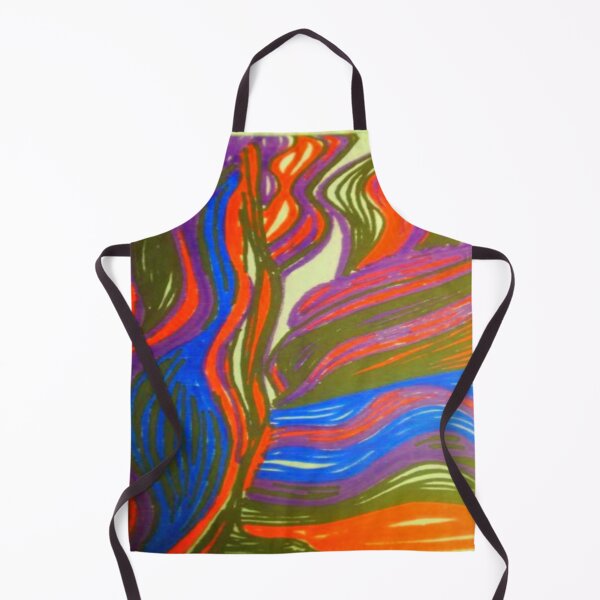 Item preview, waves fluorescence colorful abstract design designed and sold by SmashingDeals.