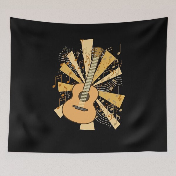 Item preview, Guitar Music Design designed and sold by Jaudaux Designs.