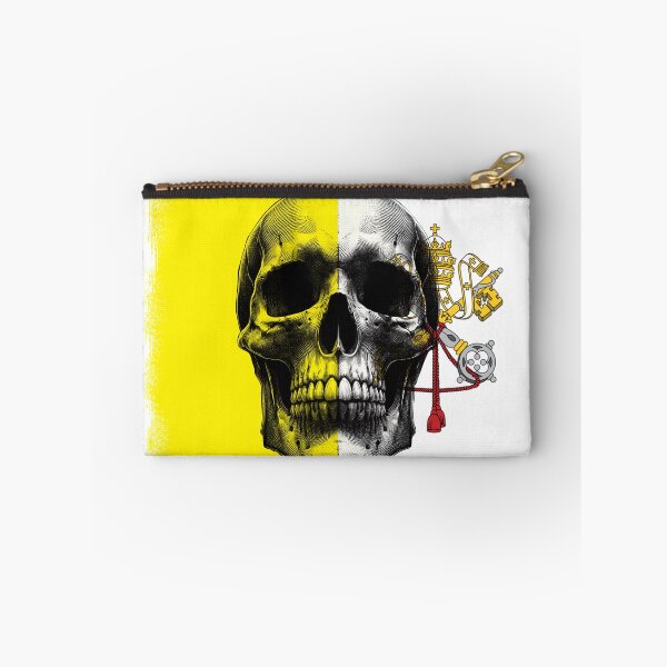 Item preview, VATICAN CITY SKULL FLAG NATION RAREART COUNTRY HALLOWEEN #ogirdor designed and sold by ogirdorgraphics.