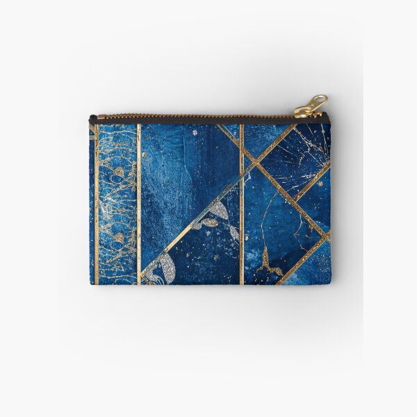 Item preview, Blue & Gold Luxe Geometric Holiday Art designed and sold by Harmonic_Layers.