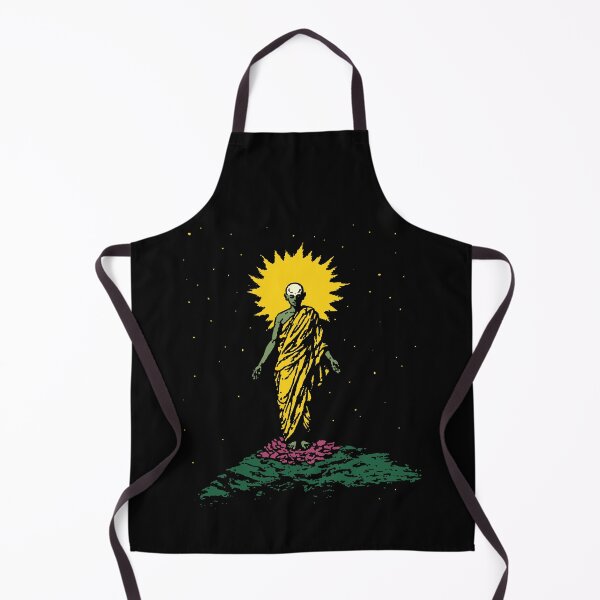 Item preview, Cosmic Monk with Halo – Spiritual Enlightenment Art designed and sold by Mystikos Art.