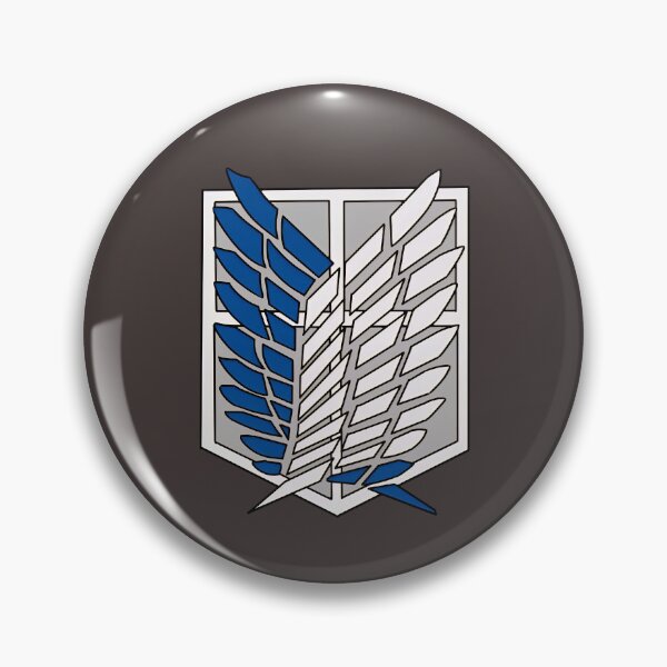 Aperçu de l'œuvre Emblème des Ailes de la Liberté du Bataillon d'exploration – Symbole inspiré de L'Attaque des Titans créée et vendue par PosterFuel.