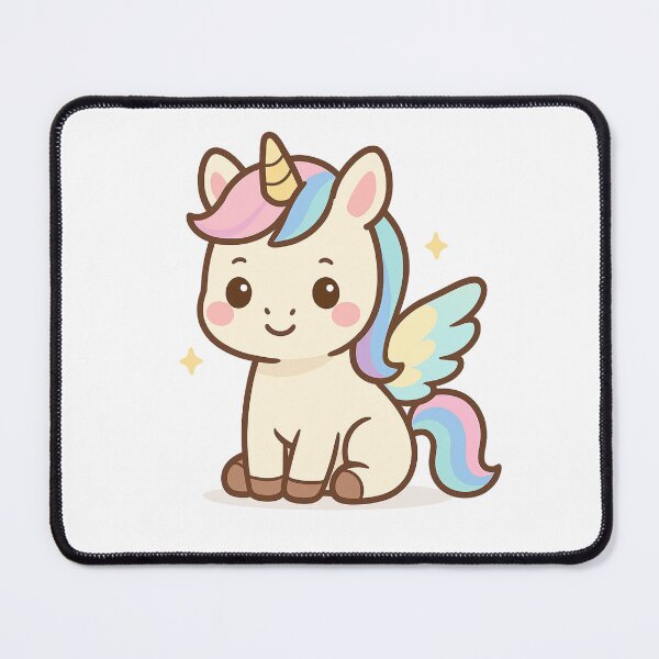 Item preview, Kawaii Pegasus Spirit – Freedom Pastel Mythical Art | CutiVerse designed and sold by CutiVerse.