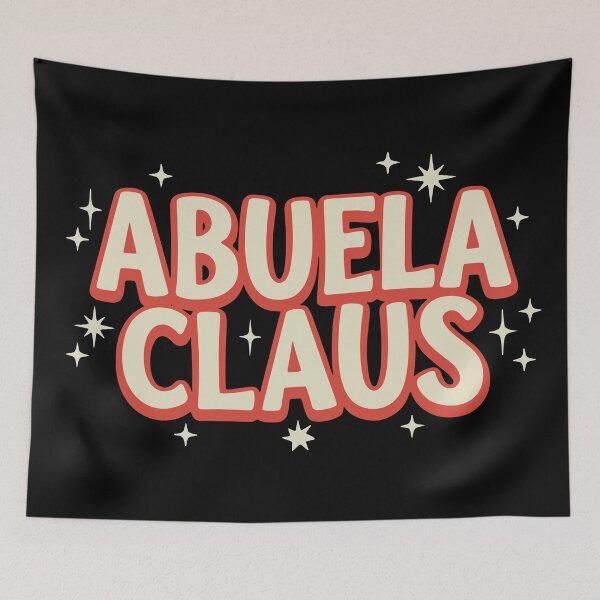 Item preview, Abuela Claus Festive Grandmother Christmas designed and sold by Lora Art.