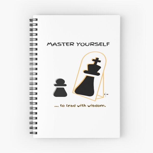 Item preview, Master Yourself - Pawn to King Chess Motivation designed and sold by PawnShiftGoods.