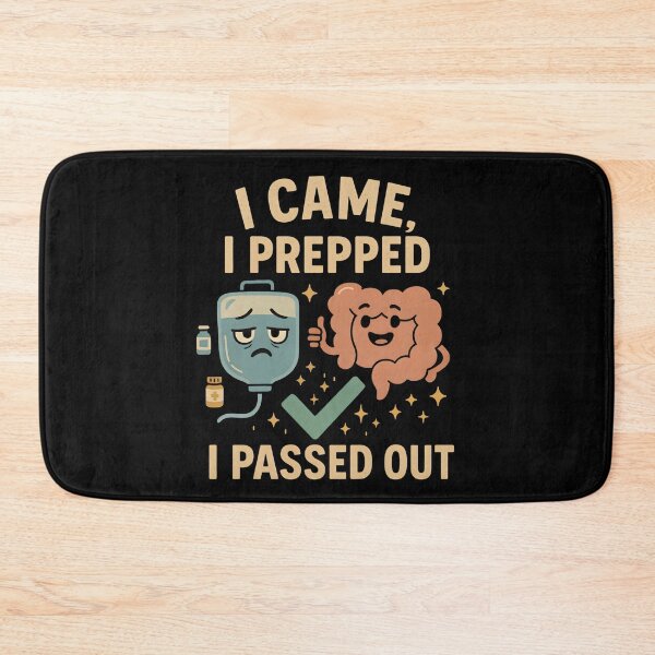 Item preview, Funny Colonoscopy Prep Humor – “I Came, I Prepped, I Passed Out” designed and sold by SidTastic .