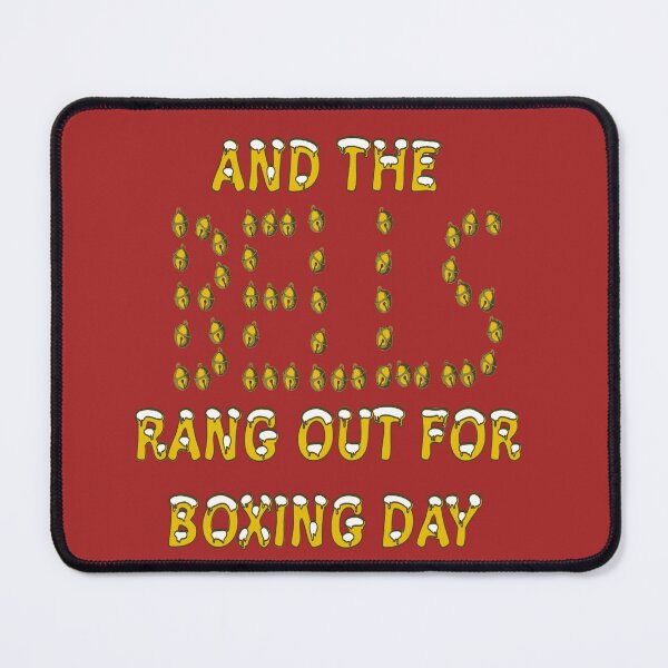 Item preview, And The Bells Rang Out For Boxing Day Christmas Design designed and sold by taiche.