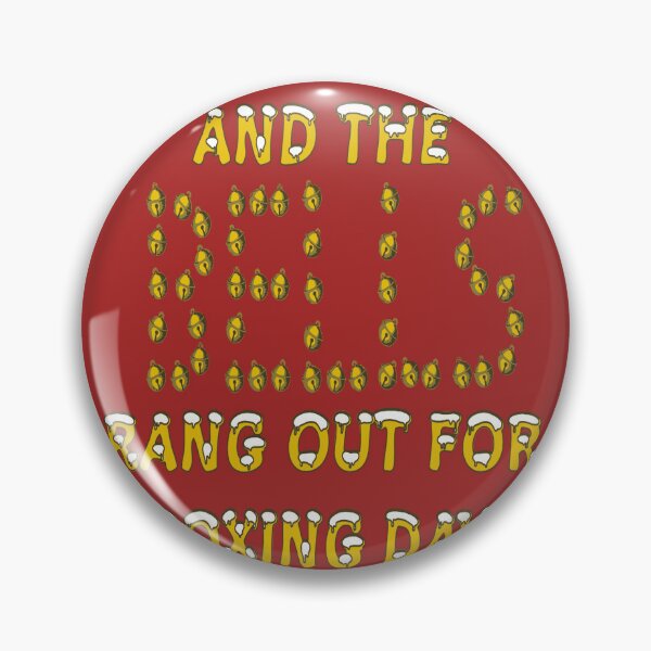 Item preview, And The Bells Rang Out For Boxing Day Christmas Design designed and sold by taiche.