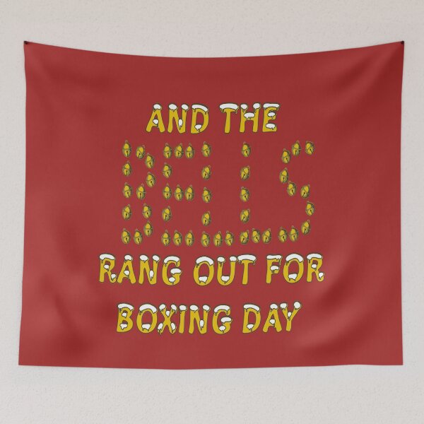 Item preview, And The Bells Rang Out For Boxing Day Christmas Design designed and sold by taiche.
