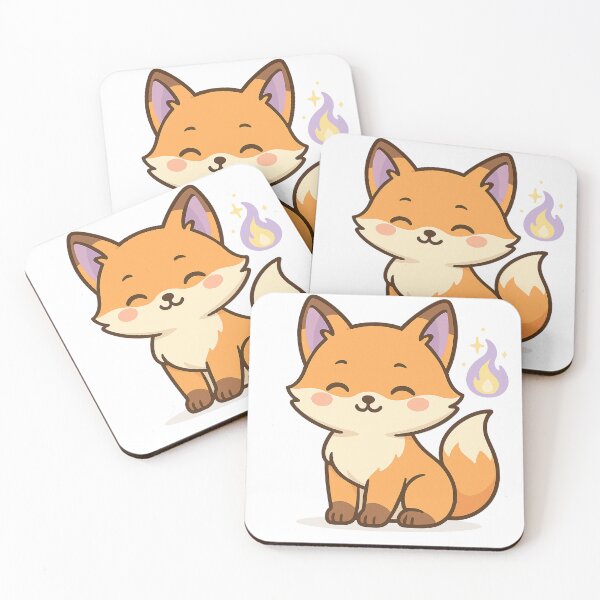 Item preview, Kawaii Kitsune Spirit – Wise Pastel Mythical Art | CutiVerse designed and sold by CutiVerse.