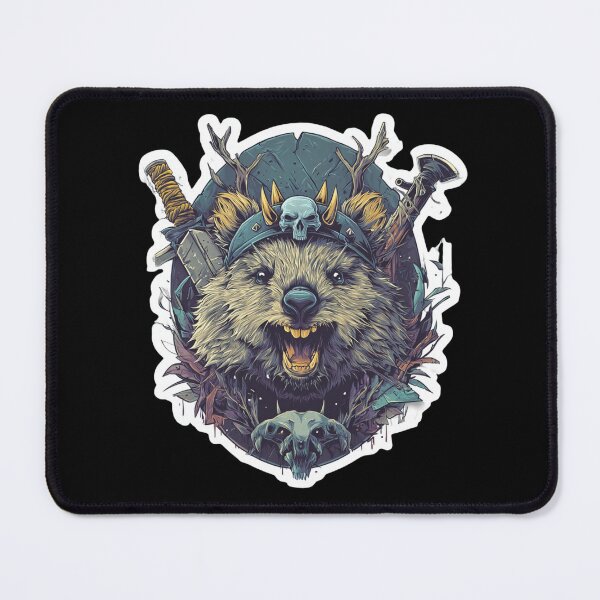 Item preview, Mystic Wombat – RPG Spirit Animal Illustration designed and sold by KZurHTPC.
