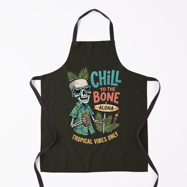 Item preview, Chill to the Bone Tropical Vibes Only - Skeleton Aloha Summer designed and sold by AwesomeBeyondLimits.